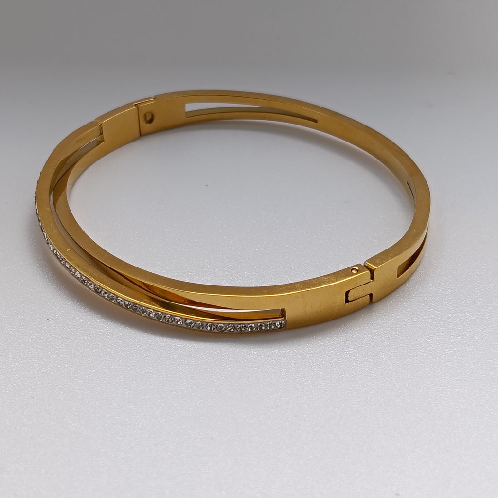 Roman Twist Bangle Bracelet
