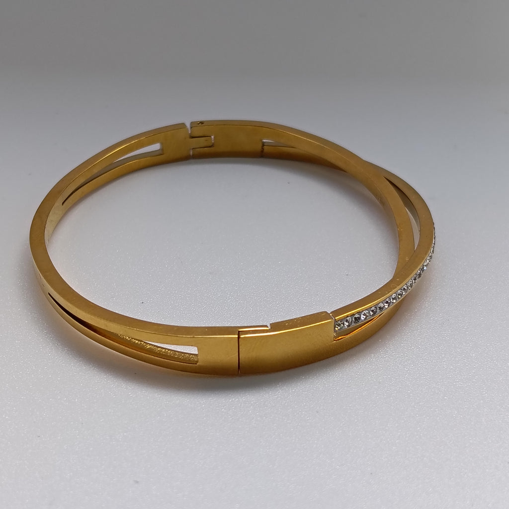 Roman Twist Bangle Bracelet