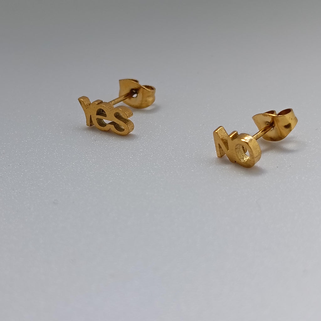 Yes & No Earrings