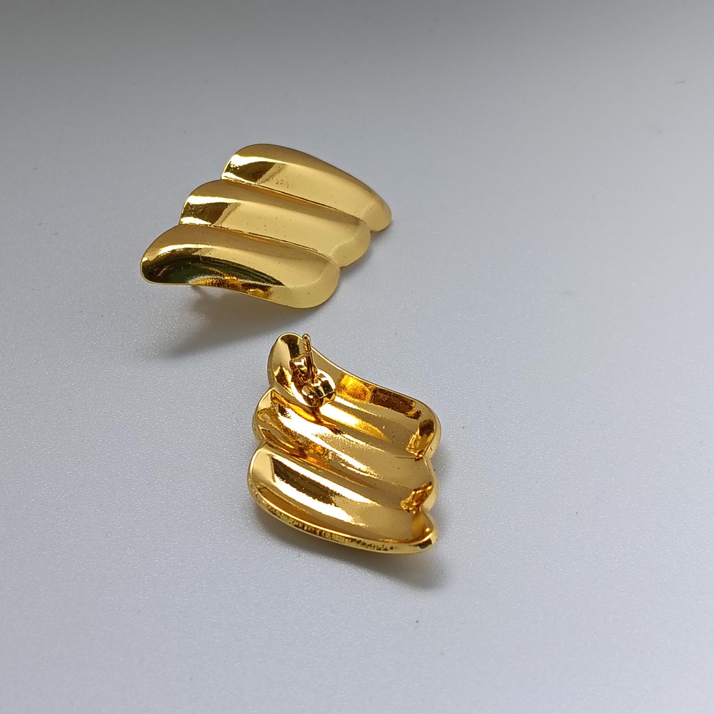 Winged Hoop Earrings