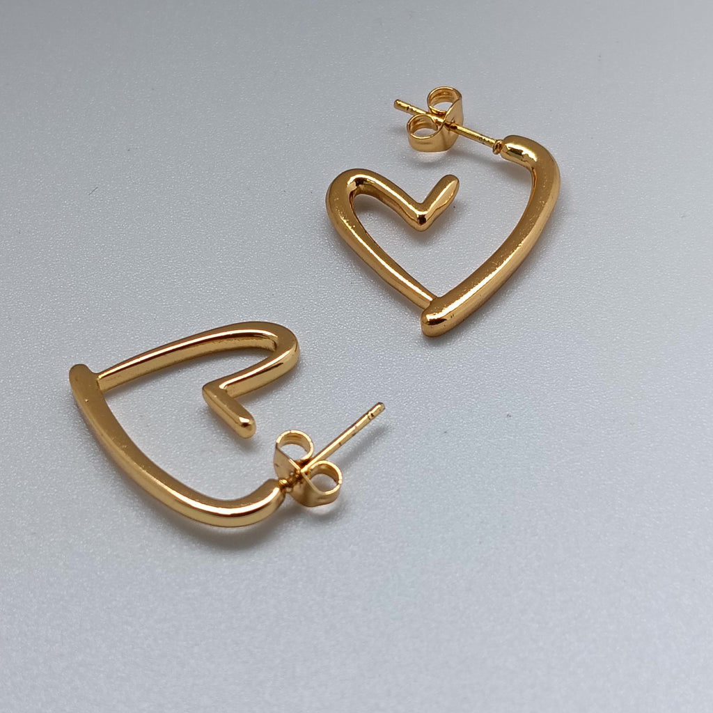 Heart Stud Earrings