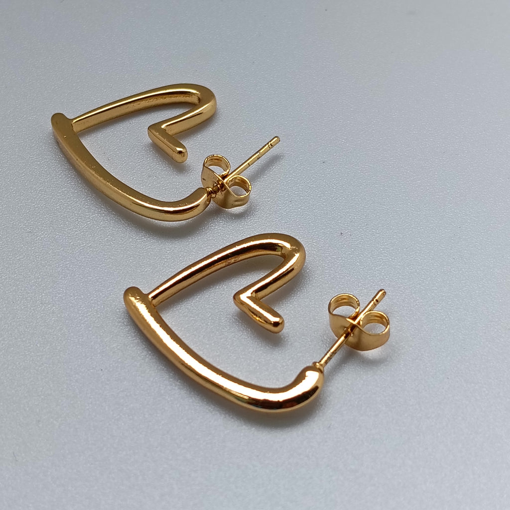 Heart Stud Earrings