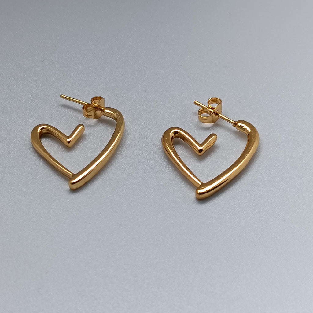 Heart Stud Earrings